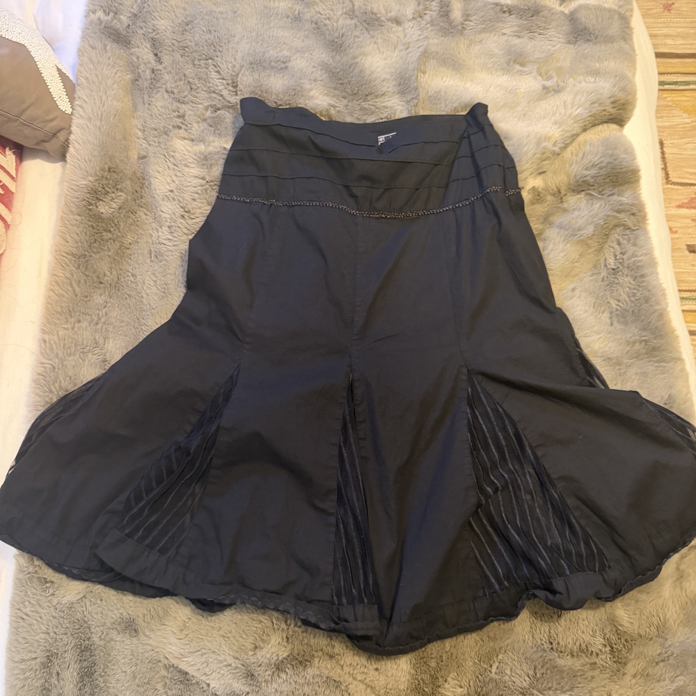 Miss Juliet stretch black skirt